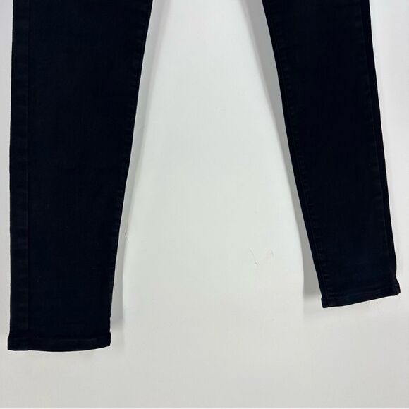 UNIQLO Women’s Black Skinny Leg Denim Jeans Sz 26 - Picture 2 of 9
